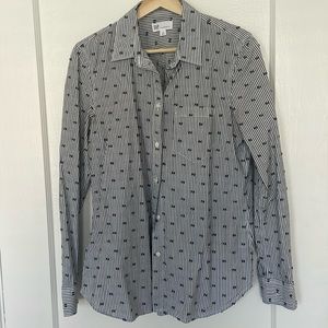 Striped Button Down Shirt